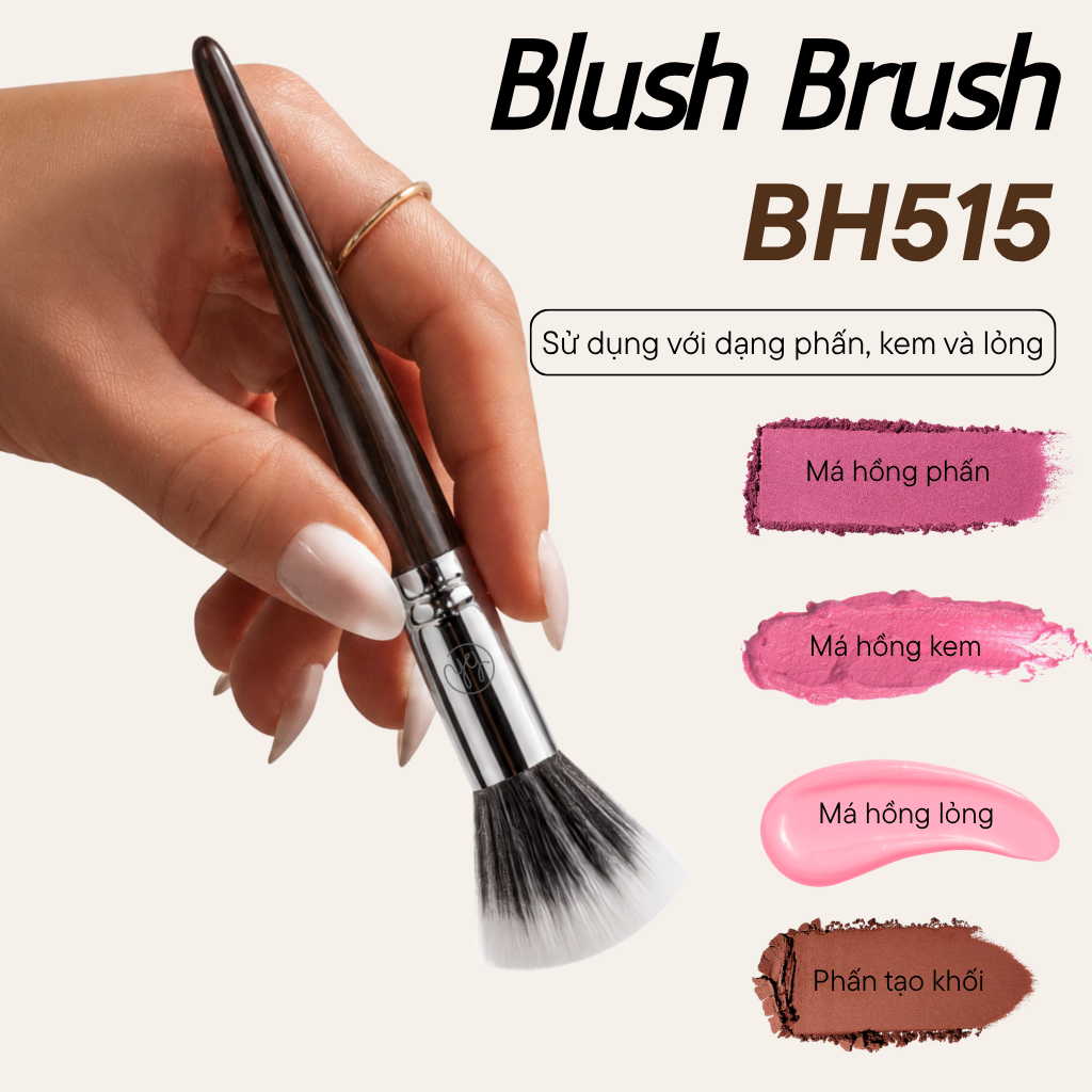 Cọ Má Hồng BH Cosmetics Blush Brush BH515
